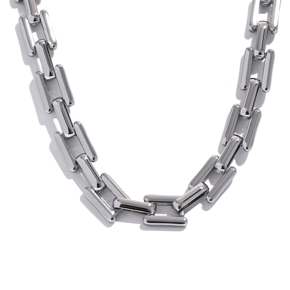 Colar Elegante Elos Banhado a Ouro 18k