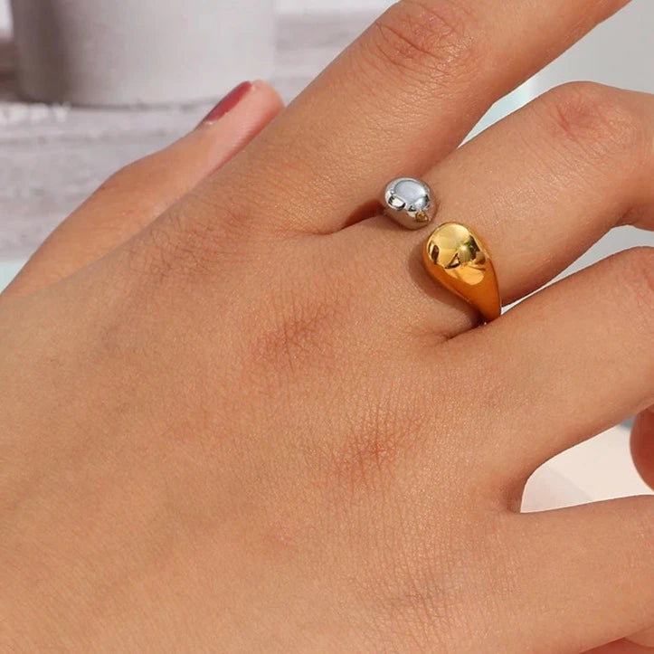 Anel Ajustável Gotas com Mix de Banhos