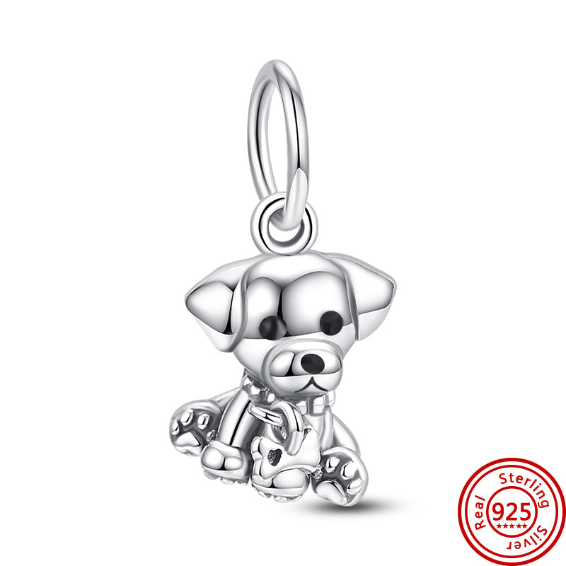 Berloque Charm Life em Prata 925 Amo meu Pet Cachorrinho