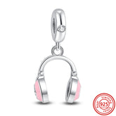 Berloque Charm Life em Prata 925 Headphones