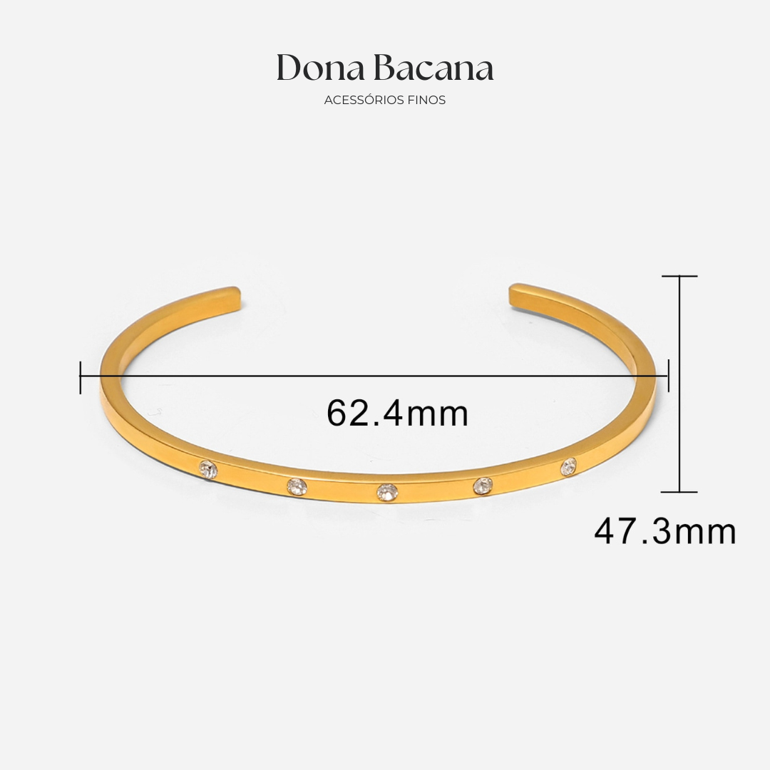 Pulseira Bracelete Diversas Banhada a Ouro 18K | Coleção Verona