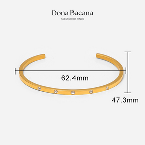 Pulseira Bracelete Diversas Banhada a Ouro 18K | Coleção Verona