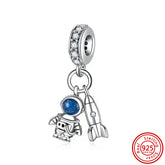 Berloque Charm Life em Prata 925 Pequeno Astronauta