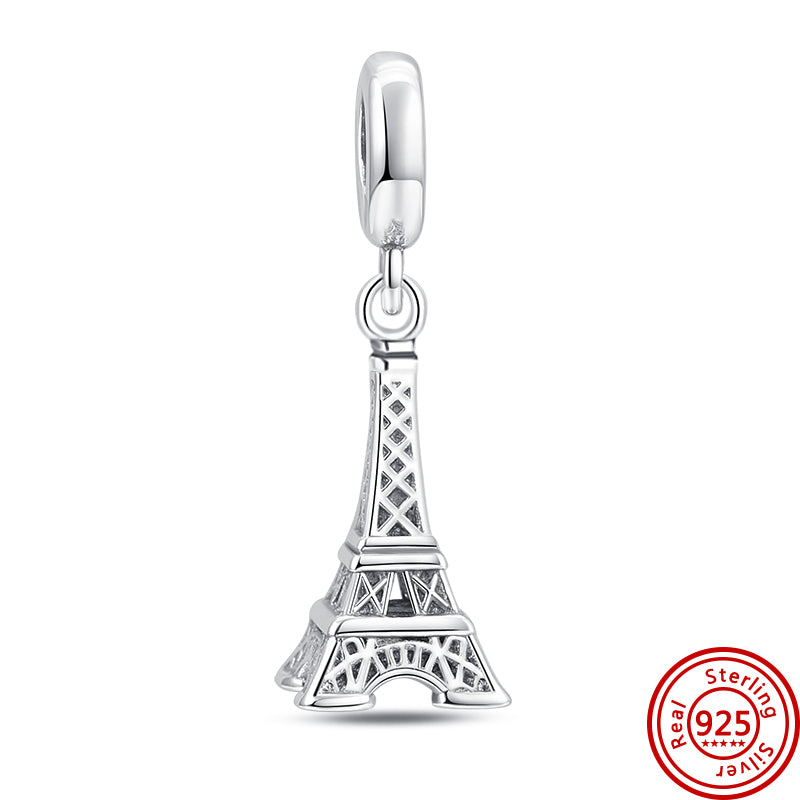 Berloque Charm Life em Prata 925 Viagem Paris