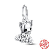 Berloque Charm Life em Prata 925 Amo meu Pet Gatinho