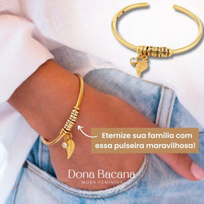 Pulseira Amor de Família - Nomes Personalizados