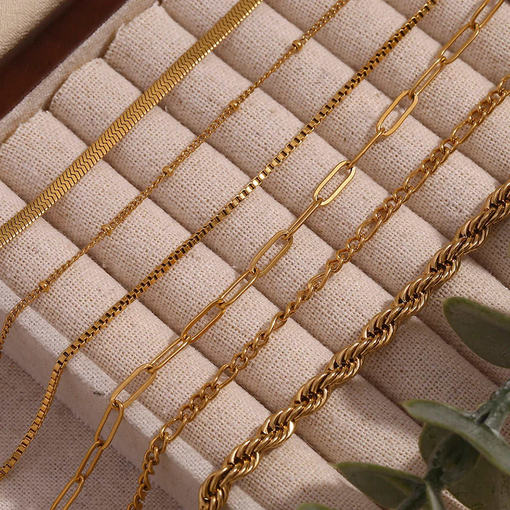 Pulseira Elos Banhada a Ouro 18k
