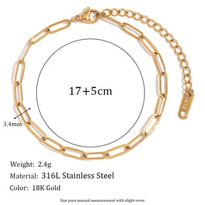 Pulseira Cartier Banhada a Ouro 18k
