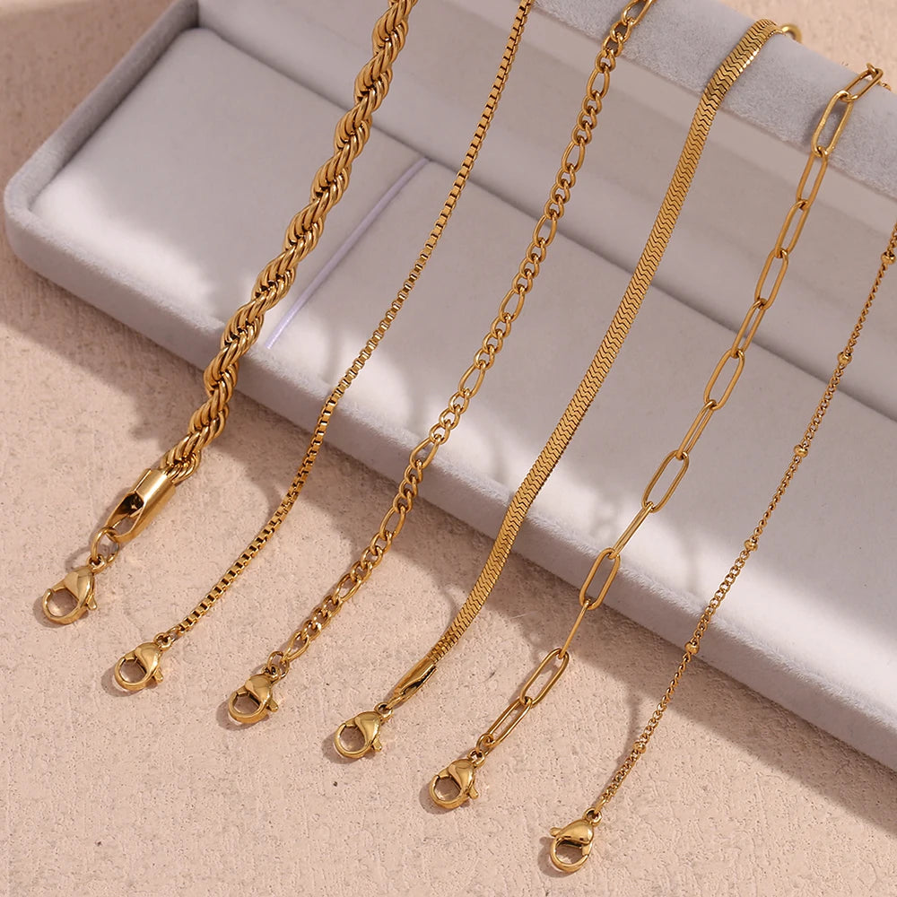 Pulseira Elos Banhada a Ouro 18k