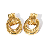 Brinco Hailey Banhado a Ouro 18K