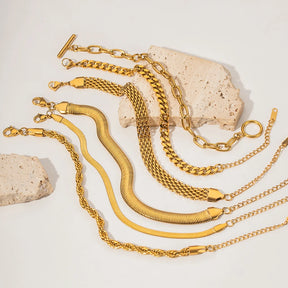 Pulseiras Modelos Variados Banhado a Ouro 18k