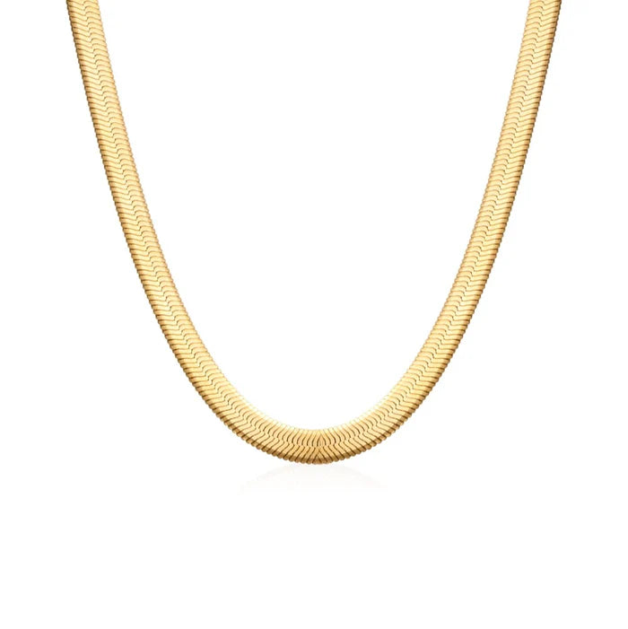 Colar Malha Banhado a Ouro 18K