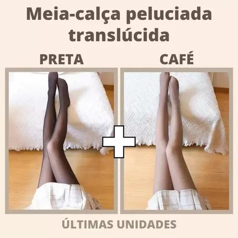 Meia Calça de Lã Aveludada - COMPRE 1, LEVE 2 (ÚLTIMAS UNIDADES) - Dona bacana