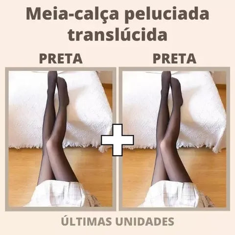 Meia Calça de Lã Aveludada - COMPRE 1, LEVE 2 (ÚLTIMAS UNIDADES) - Dona bacana