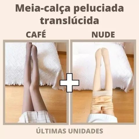 Meia Calça de Lã Aveludada - COMPRE 1, LEVE 2 (ÚLTIMAS UNIDADES) - Dona bacana