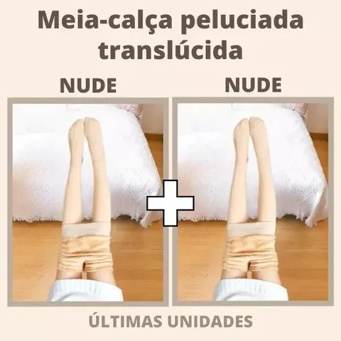 Meia Calça de Lã Aveludada - COMPRE 1, LEVE 2 (ÚLTIMAS UNIDADES) - Dona bacana