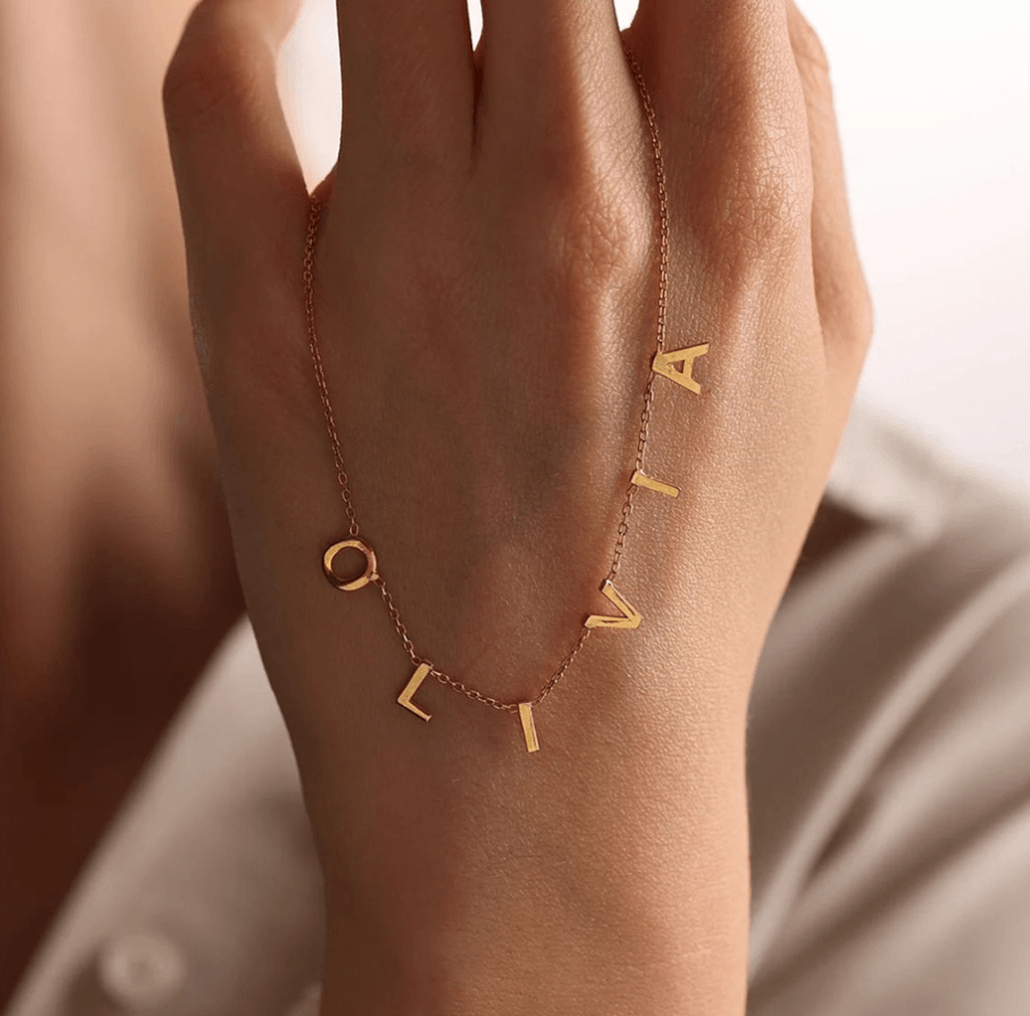 Colar Nome Personalizado - Ouro 18k - Dona bacana