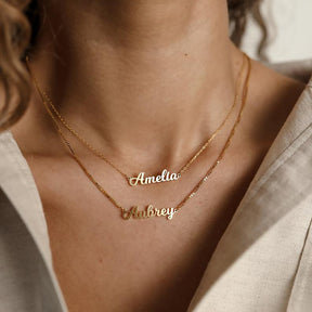 Colar com Nome Personalizado Banho Dourado - Dona bacana